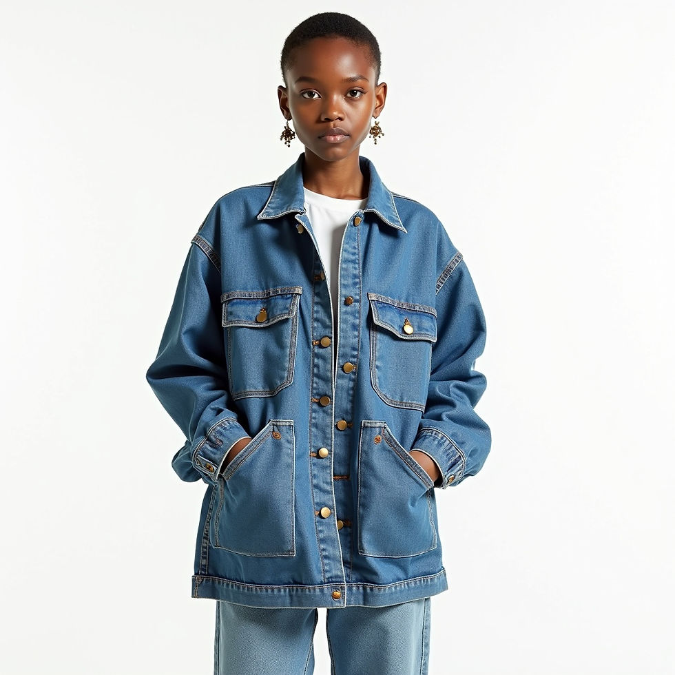 Oversized Denim Overshirt