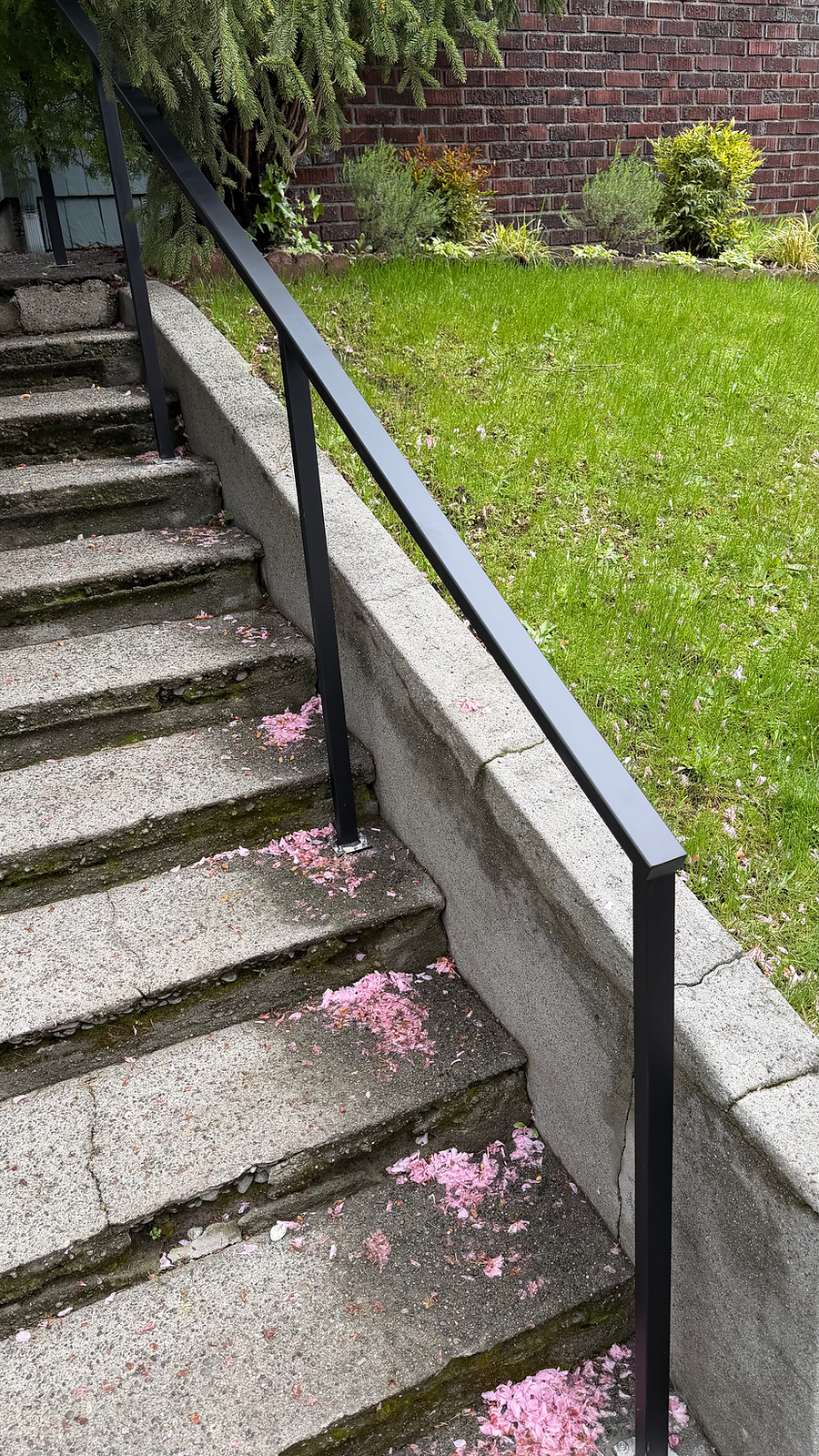 Exterior steel handrails in Seattle, WA. — view 3