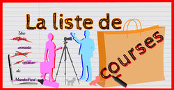 La liste de courses