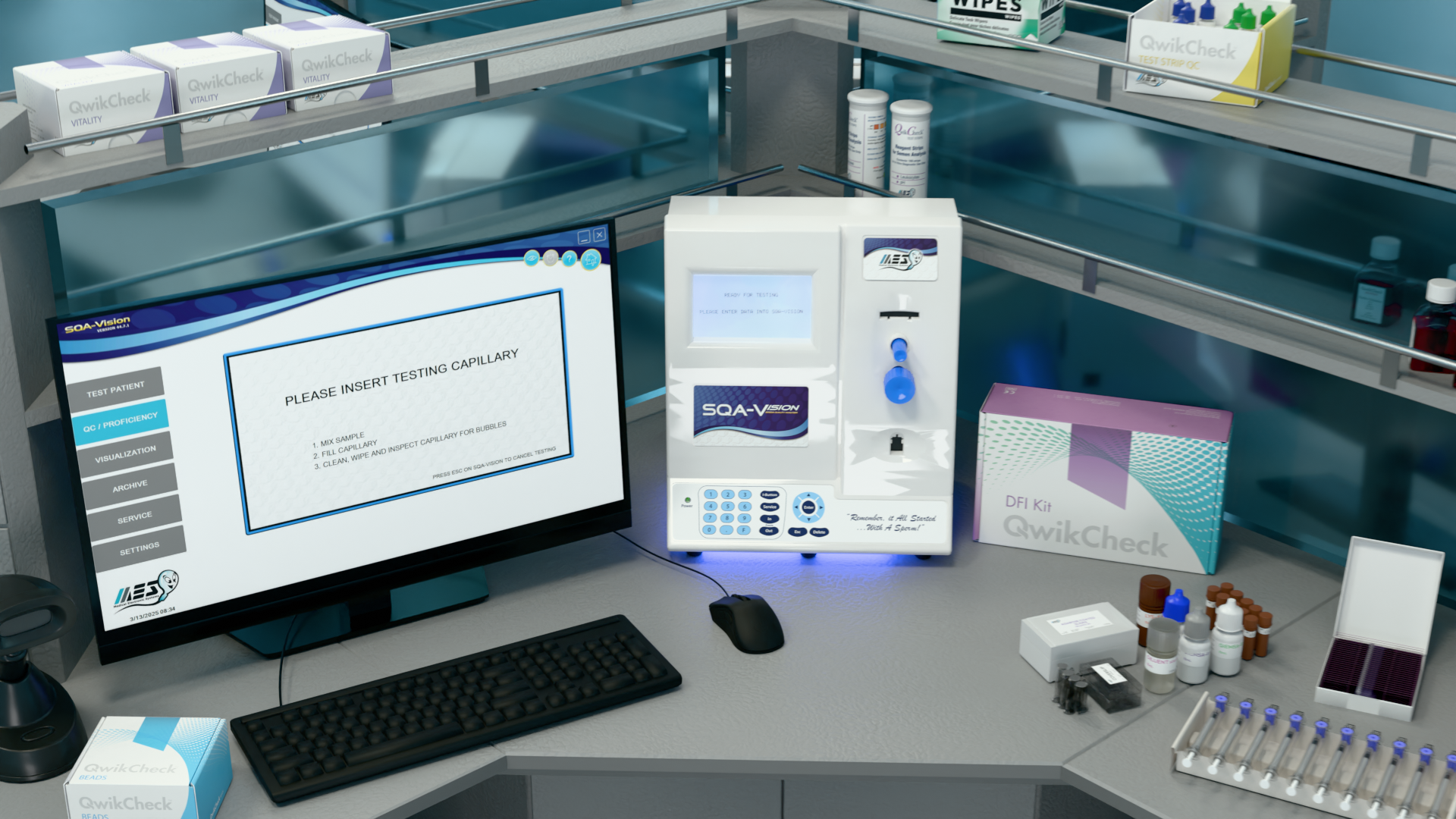 Medical product animation MES SQA-iO, MindOfDerby