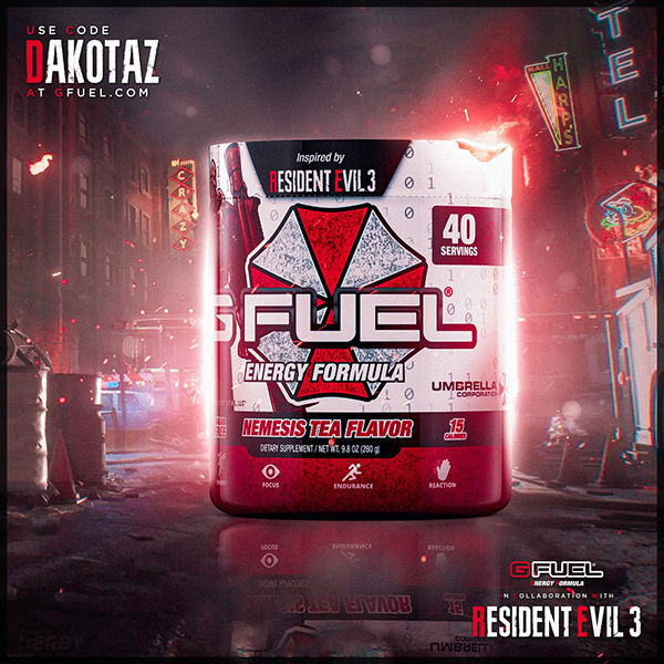 Gfuel Tub X Resident Evil 3 Ad Design