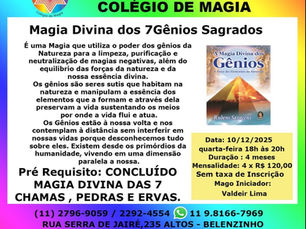 Magia Divina dos 7 Gênios Sagrados - 10/12/2025 - Quarta-feira