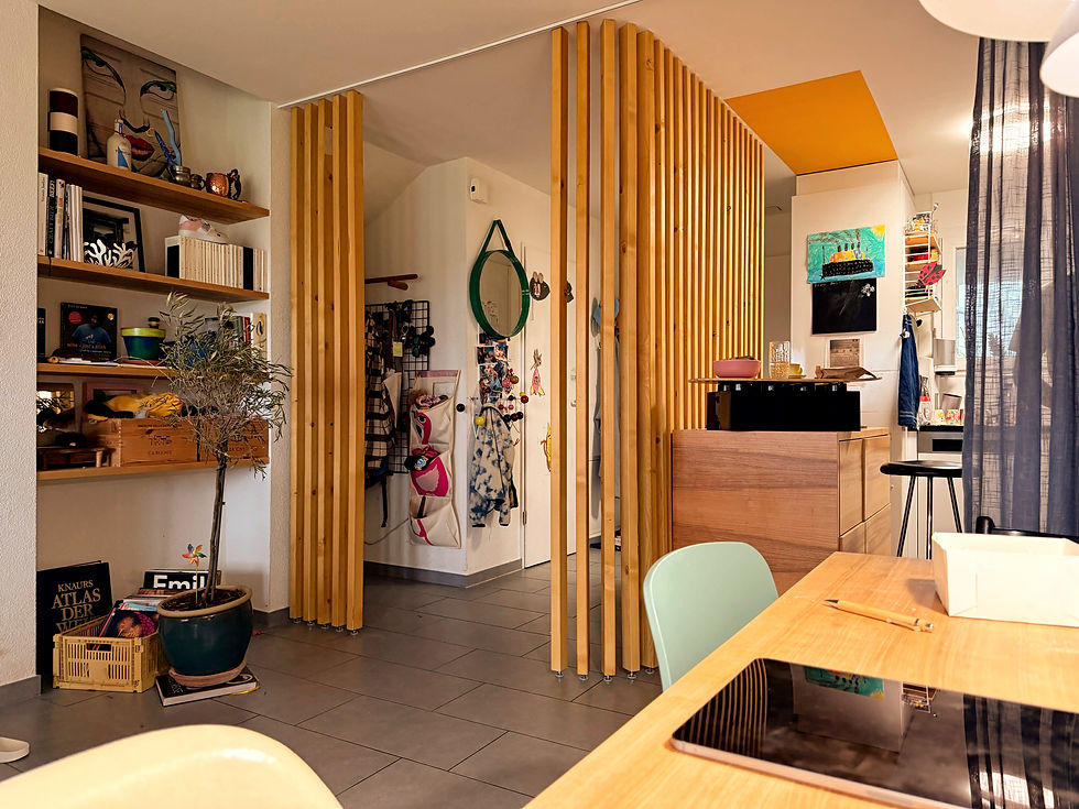 Miniaturbild: Raumteiler Garderobe Holz Holz Natur