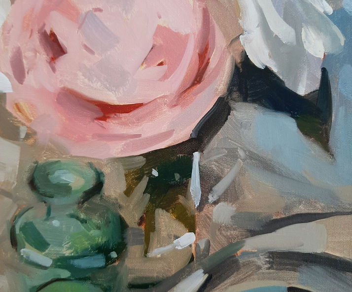 Modern floral painting