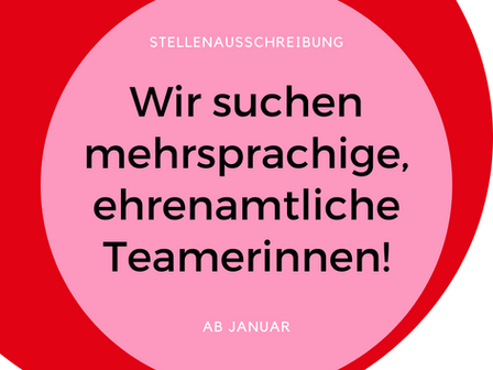 Space2groW sucht mehrsprachige, ehrenamtliche Teamerinnen!