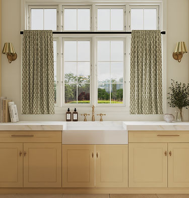 Timeless kitchen design by Camila Interiors, featuring custom cabinetry, natural materials