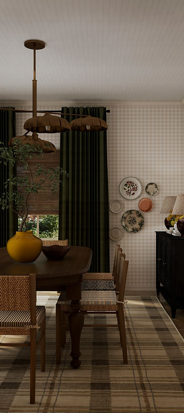Timeless interior design by Camila Interiors, featuring thoughtfully curated furniture, natural textures and warm colors