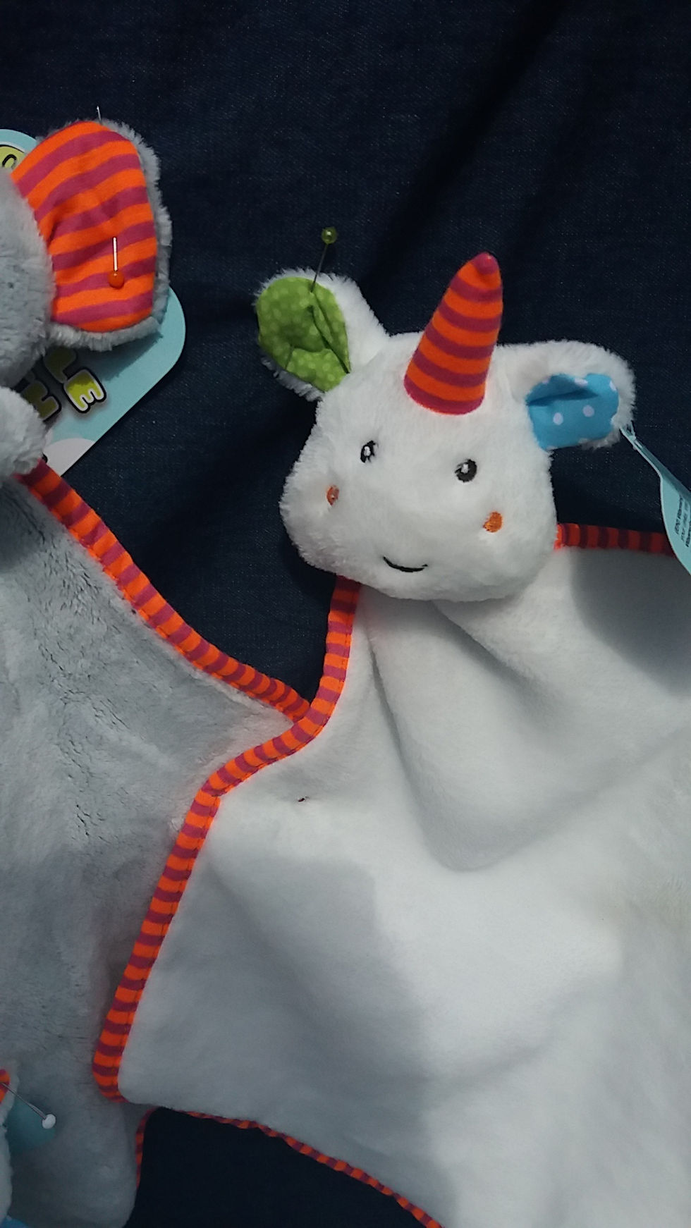 Miniature : Doudou Licorne - Broderie du prénom comprise