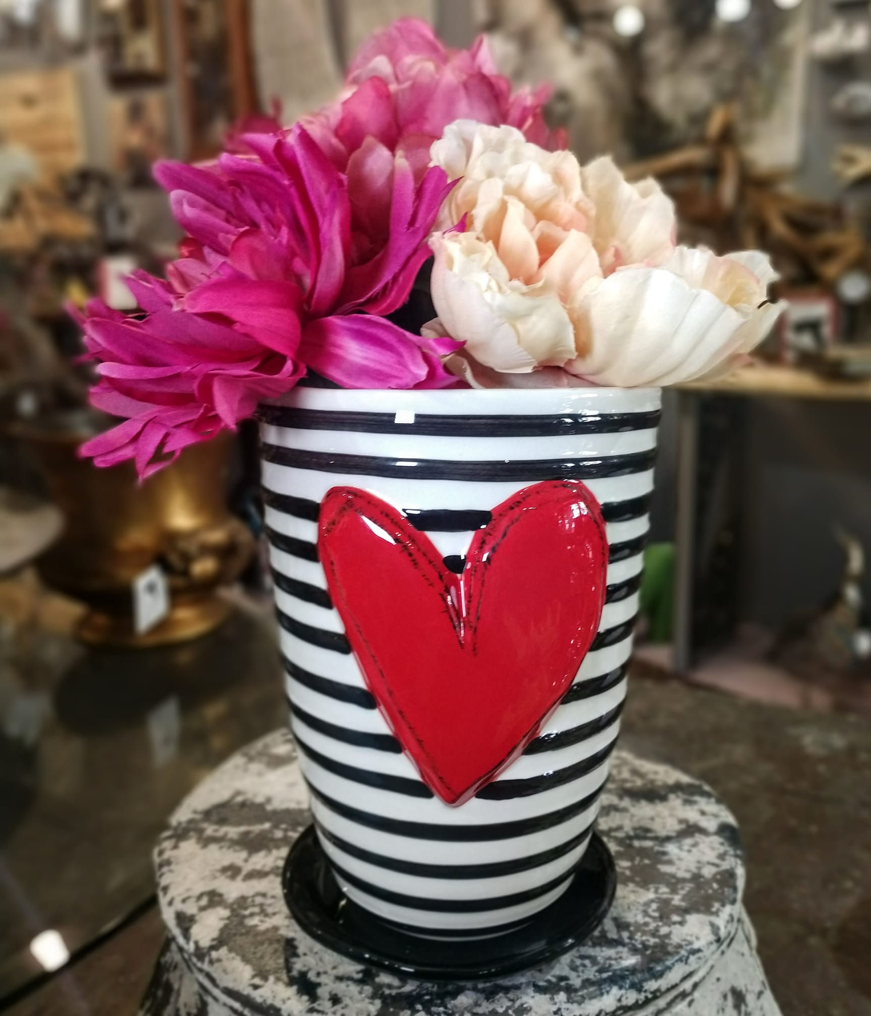 heart vase
