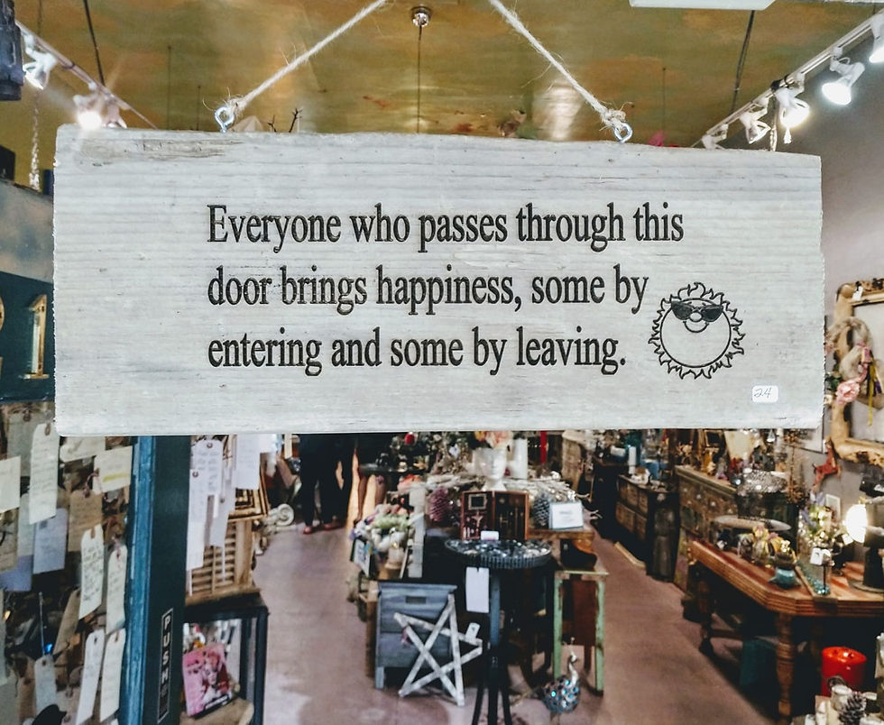 everyone who passes through this door