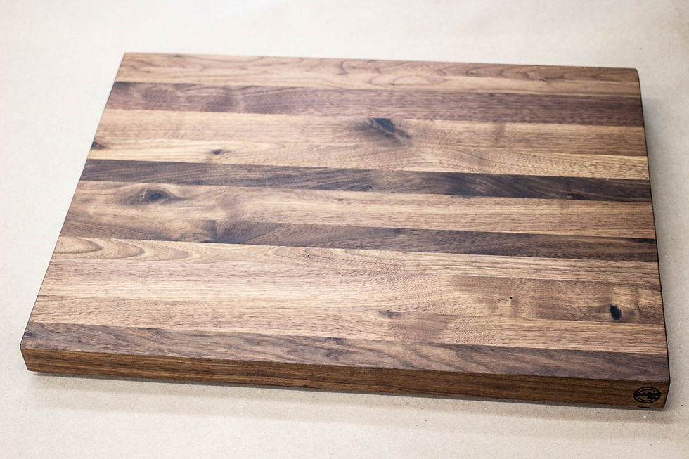Thumbnail: Rustic Black Walnut - Edge Grain Cutting Board - 23-1/2" X 17-1/2" X 1-5/8"
