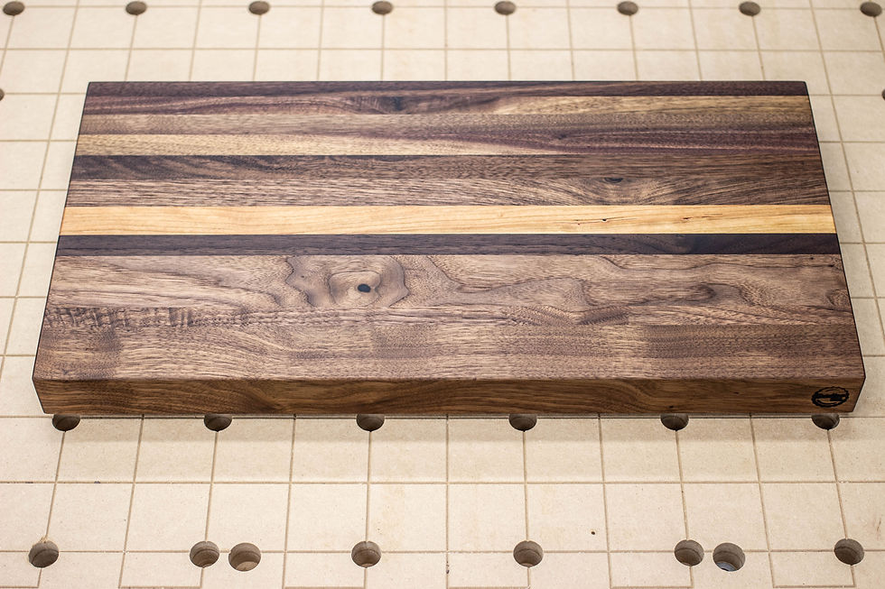 Thumbnail: Rustic Mixed - Edge Grain Cutting Board - 21-1/4" X 10-7/8" X 1-3/4"