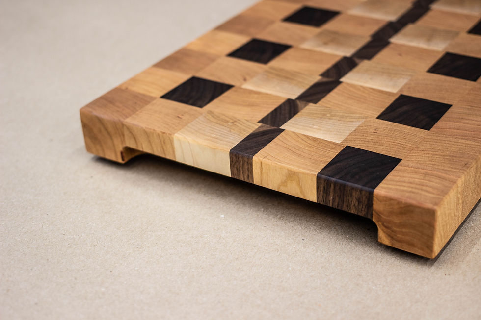 Thumbnail: Mixed - End Grain Cutting Board - 17-7/8" X 11" X 1-1/2"