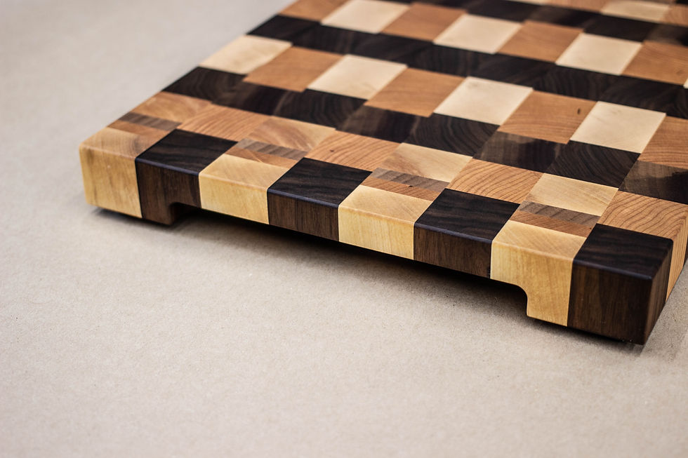 Thumbnail: Mixed - End Grain Cutting Board - 15-3/8" X 12-5/8" X 1-1/2"