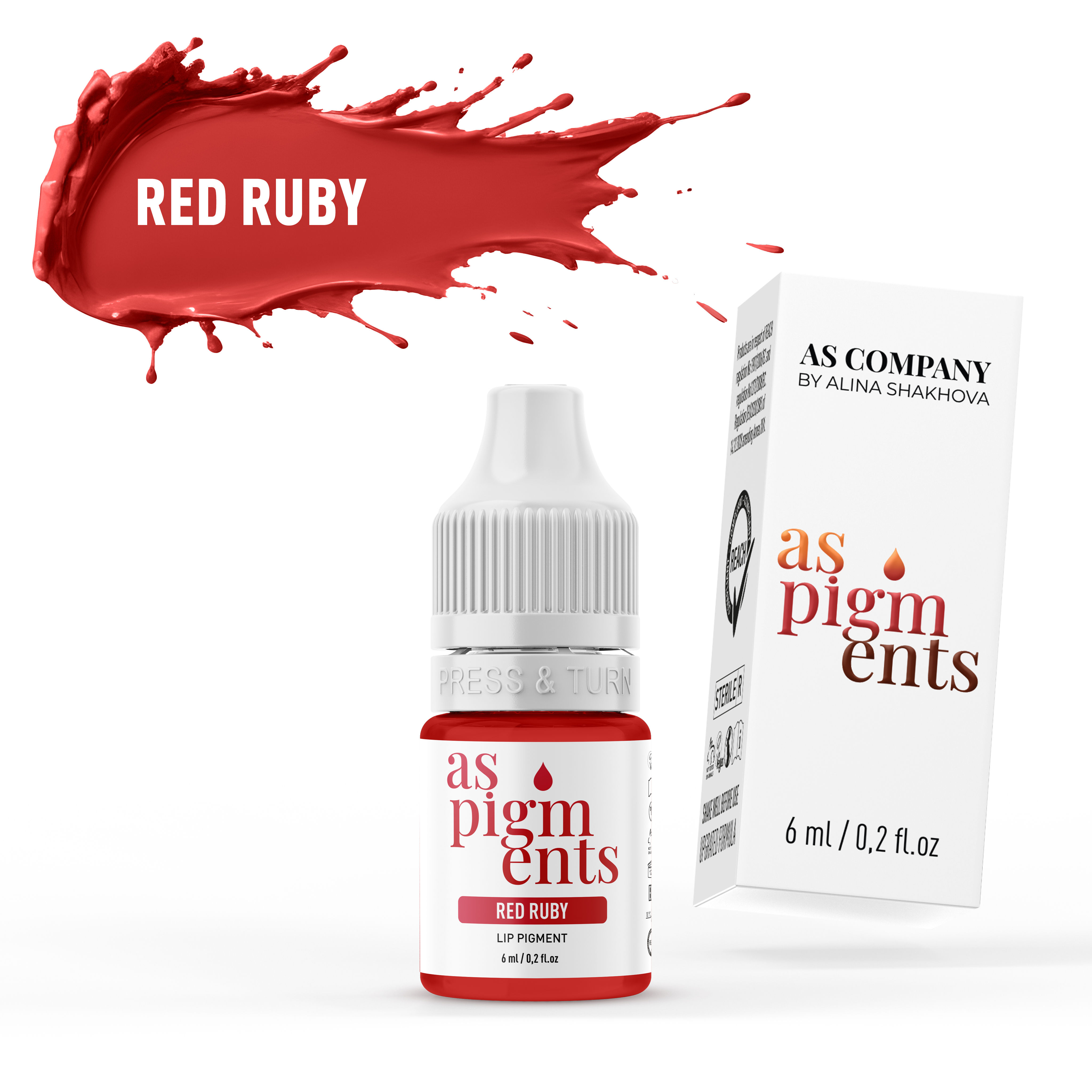 Pigment lèvres Red Ruby 6 ml
