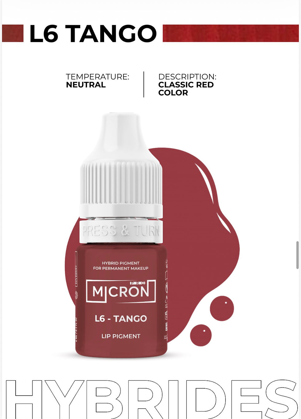 Miniaturbild: Set 12 pigments MICRON Lèvres 6 ml