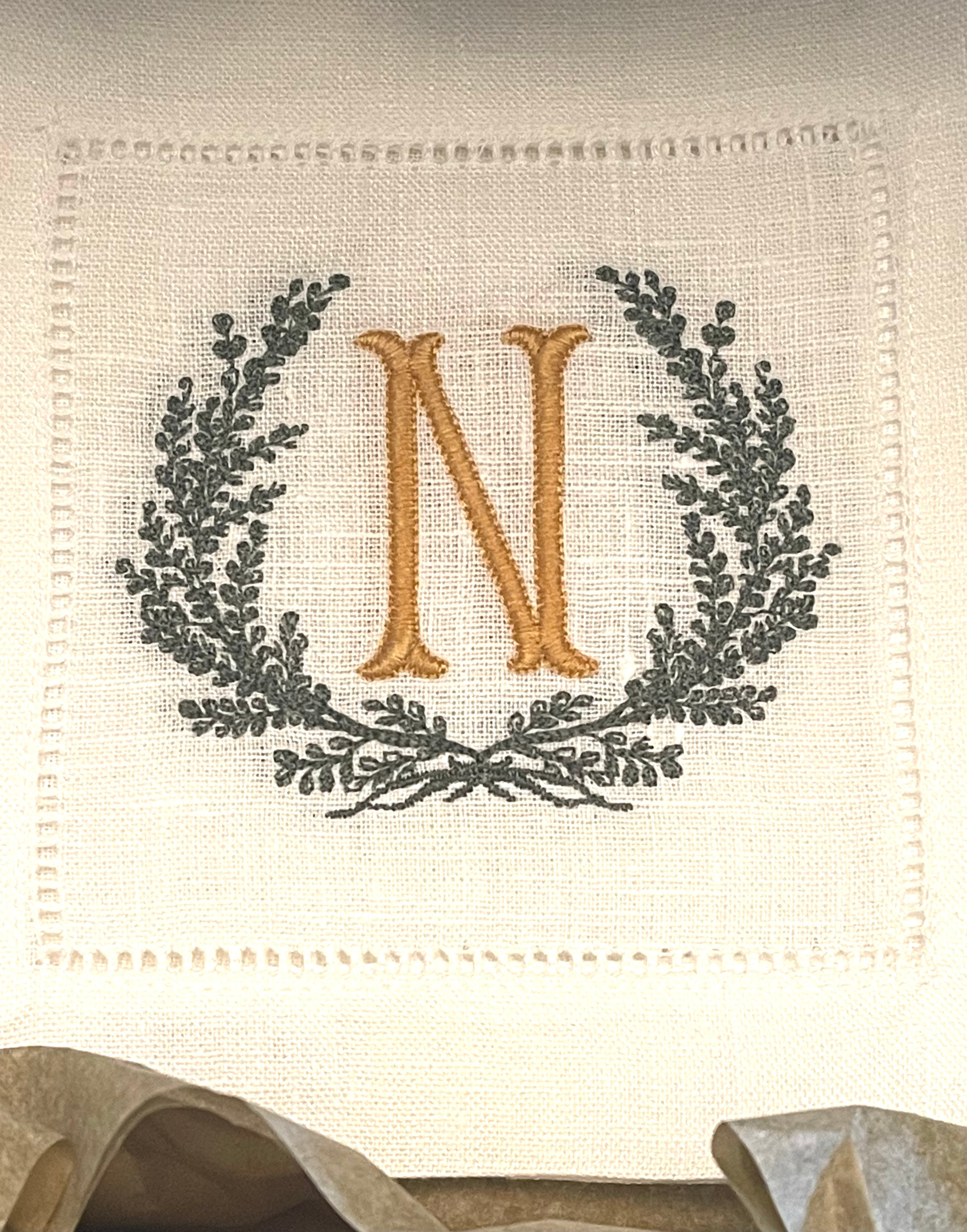 Sferra Linen Cocktail Napkins 6x6", set of 6