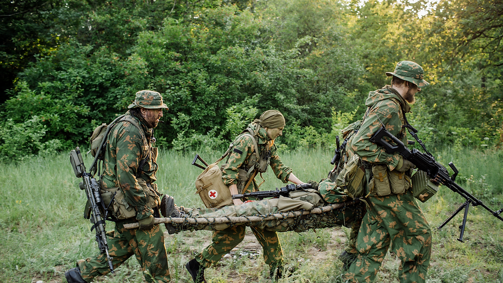 THE "TEAM GEAR" OR "STRETCHER-STRESSOR" - SCREENING EXERCISES/ACTIVITIES FOR MILITARY, LAW ENFORCEMENT, FIRST RESPONDERS, RESCUE UNITS, AND MORE