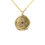 Thumbnail: 14k Ouroboros Wax Seal Pendant 