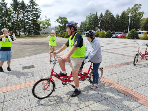 今年も風をきってタンデム自転車♪