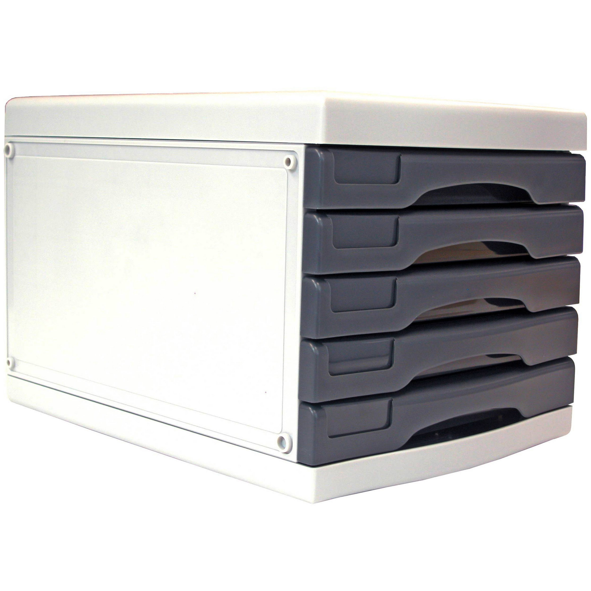 METRO 3475 DESKTOP FILING DRAWERS A4 5D GREY