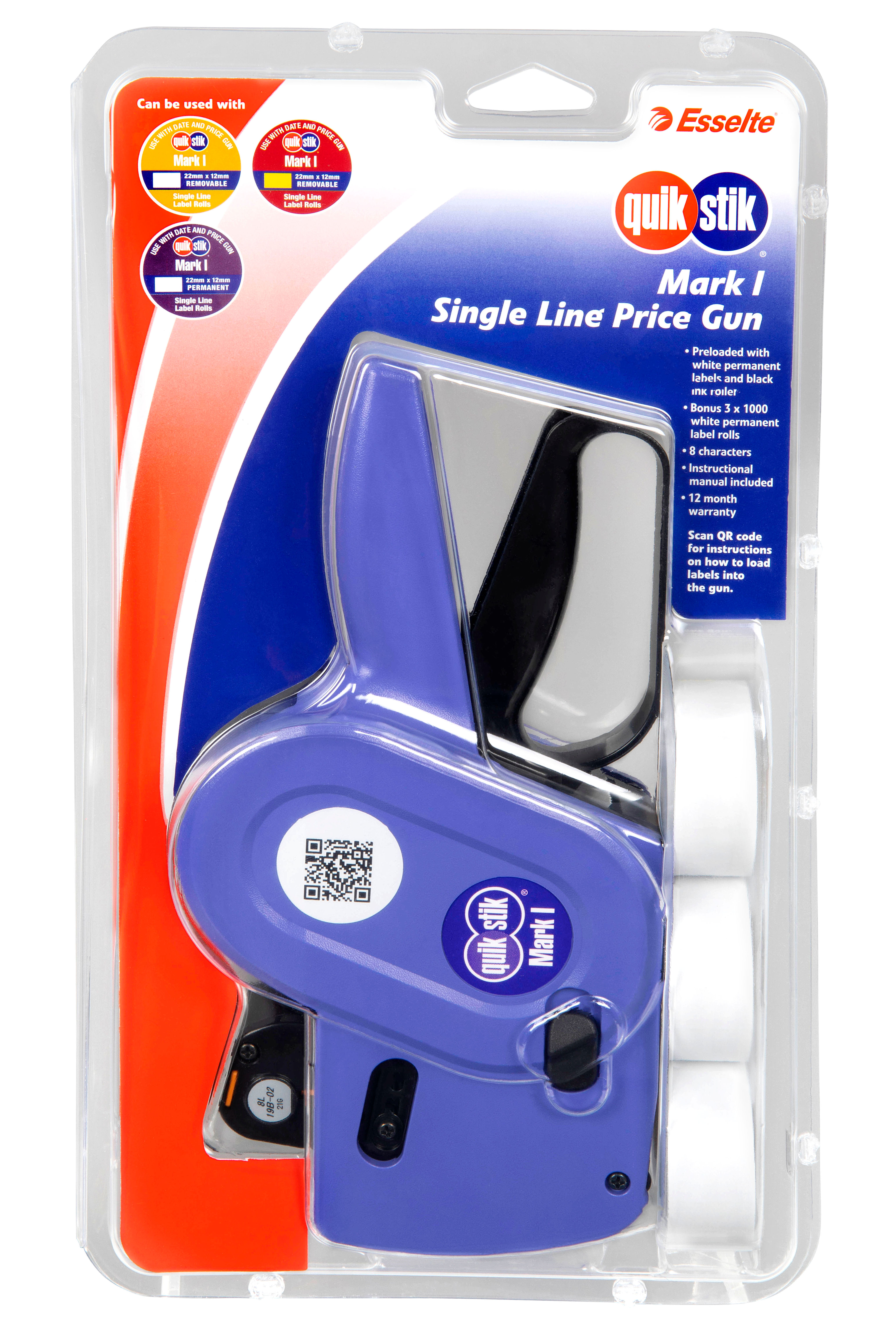 QUIKSTIK MARK I PRICE GUN SINGLE LINE