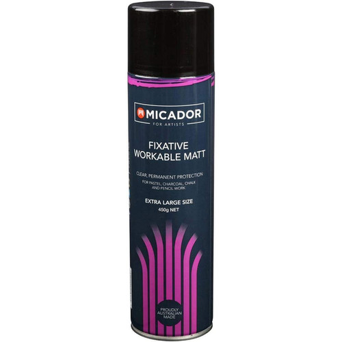 GLUE SPRAY MICADOR FIXATIVE WORKABLE MAT 450GM | McCarthy Gallery
