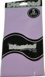 TISSUE PAPER DIAMOND 500X750MM 17GSM LILAC