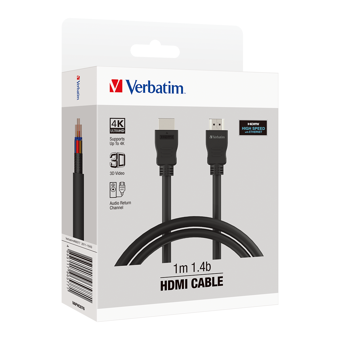 VERBATIM HDMI CABLE 1 METRE