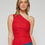 Miniatura: JULIET Ruched Detail One Shoulder Top with Asymmetric Hem