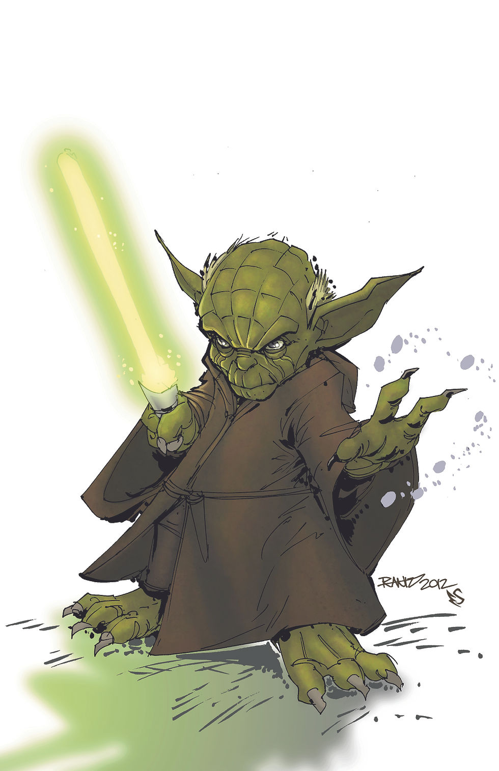 Yoda 11x17 Color Print