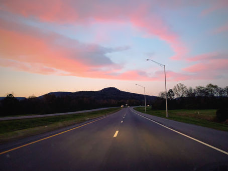 Orange Hoop and Leather