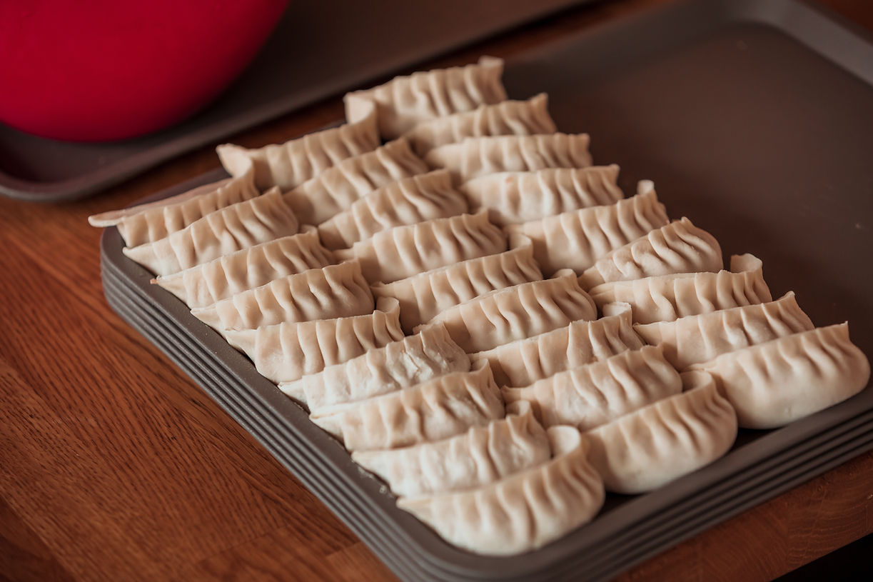 Hausgemachte Teigtaschen