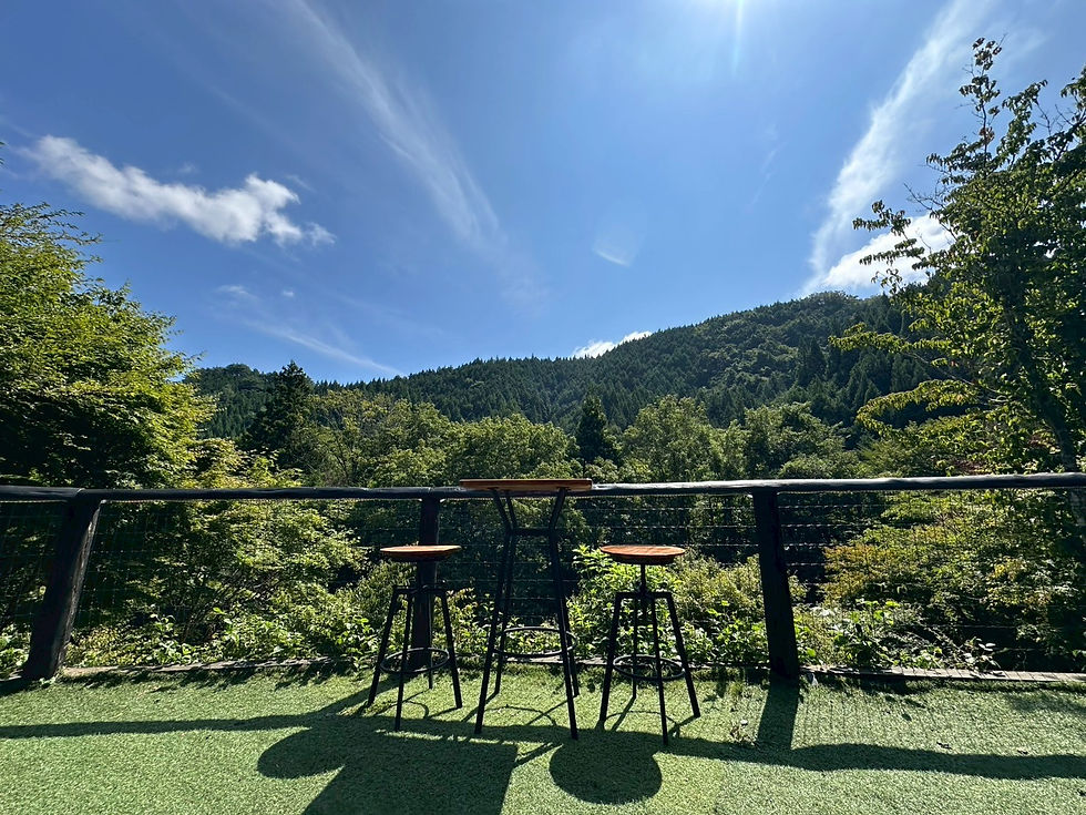 最高の眺めのテーブルでコーヒーでも