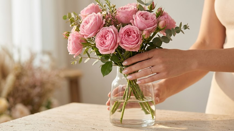 ARTÍCULO 01 · Mantén tus flores frescas más tiempo🌷