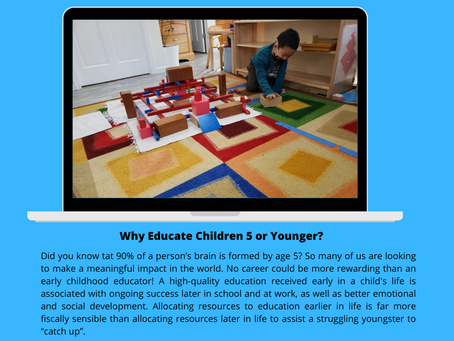 Why Educate Children 5 or Younger?