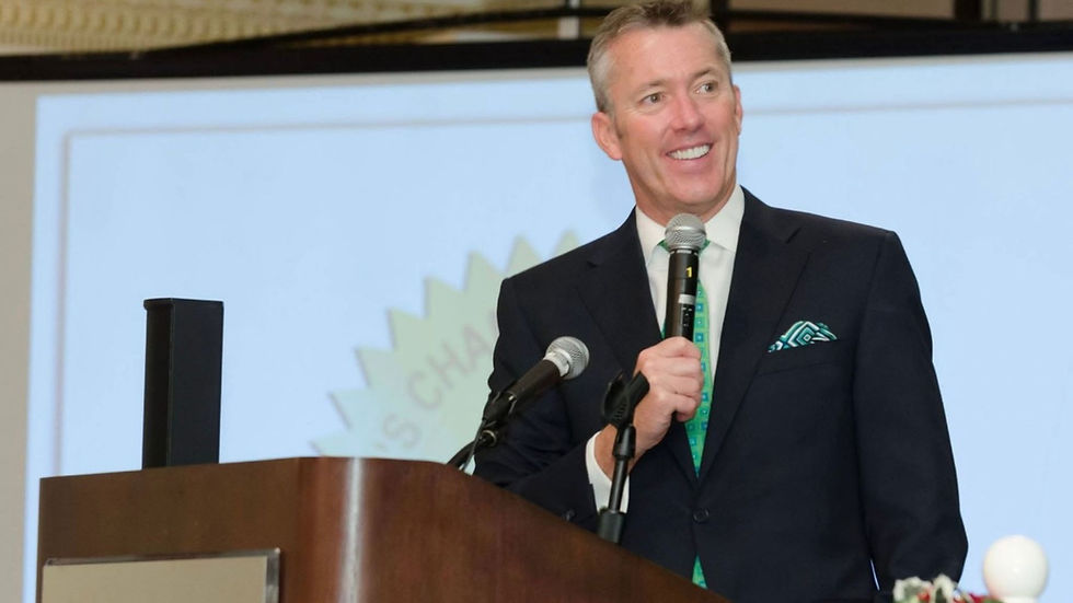 john huck during a keynote address
