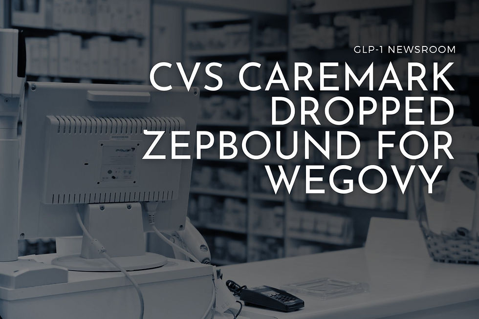 cvs caremark dropped zepbound for wegovy