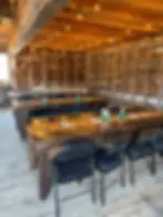 kids birthday party theme of party animals held at a farm