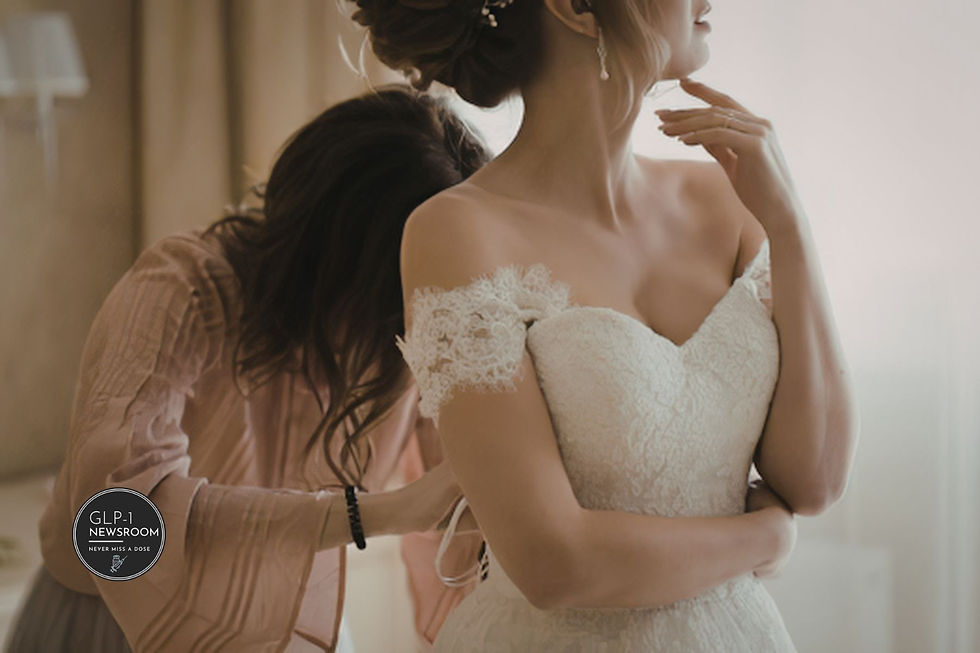 wedding dress fitting