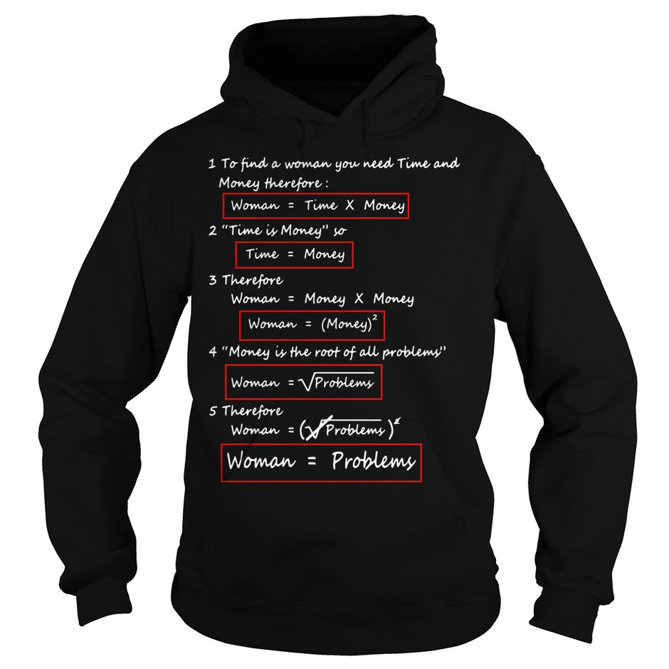 To find a woman you need time and money therefore shirt