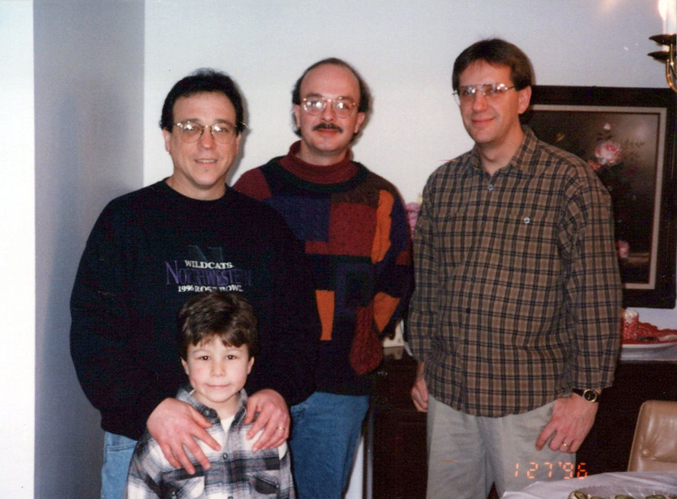 Phil Wald, Mickey, Larry Wald, Joey Wald, 1996