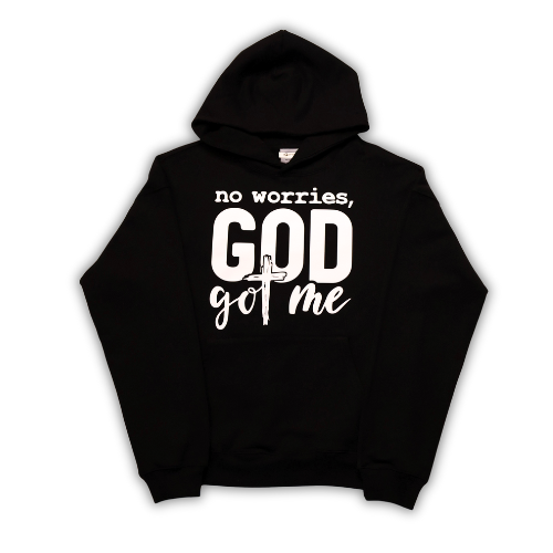 Thumbnail: God Got Me Hoodie  (Black)