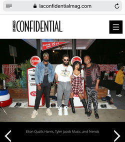 Tyler Jacob attends LeSpec and gets featured on LA Confidential