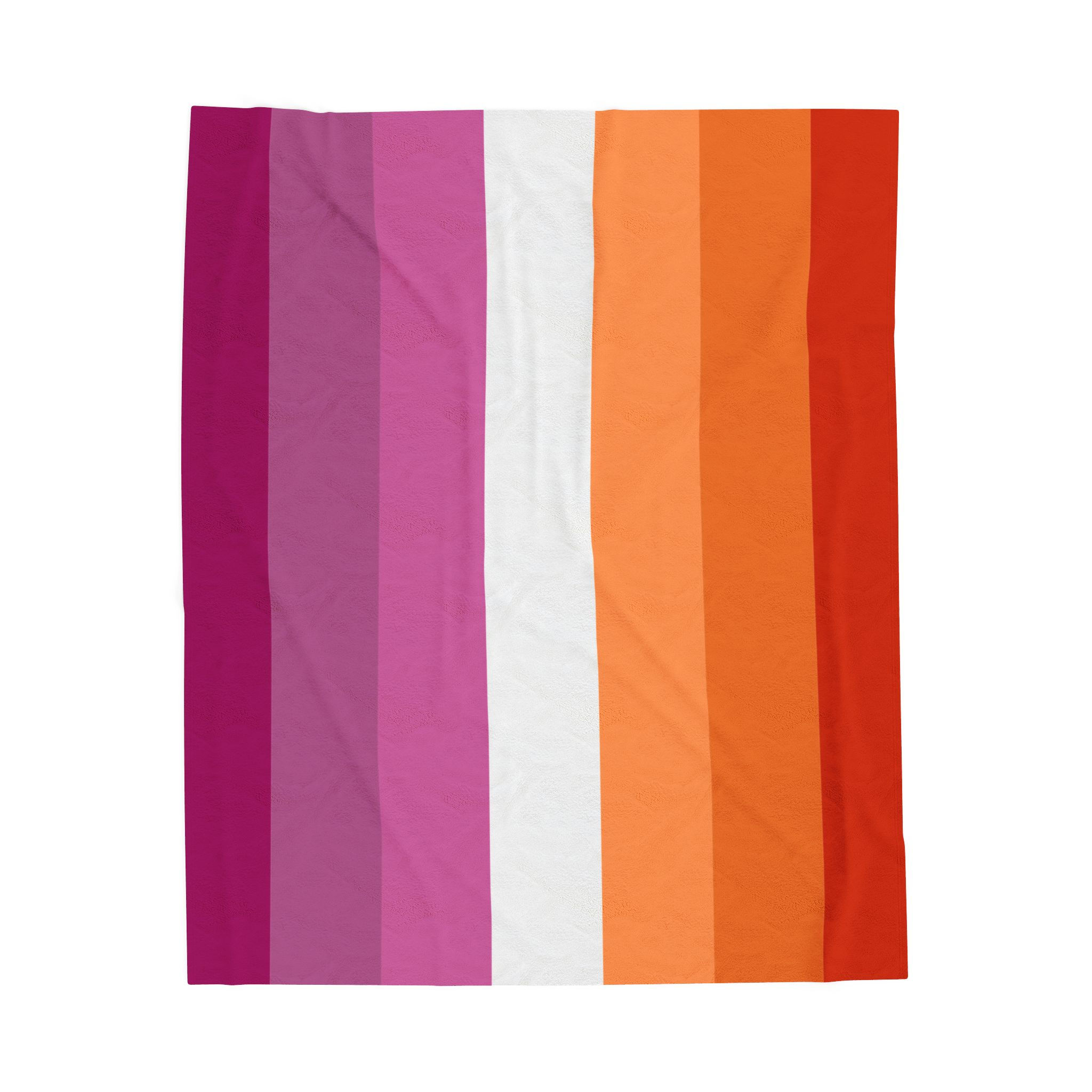 Lesbian Flag Velveteen Plush Blanket