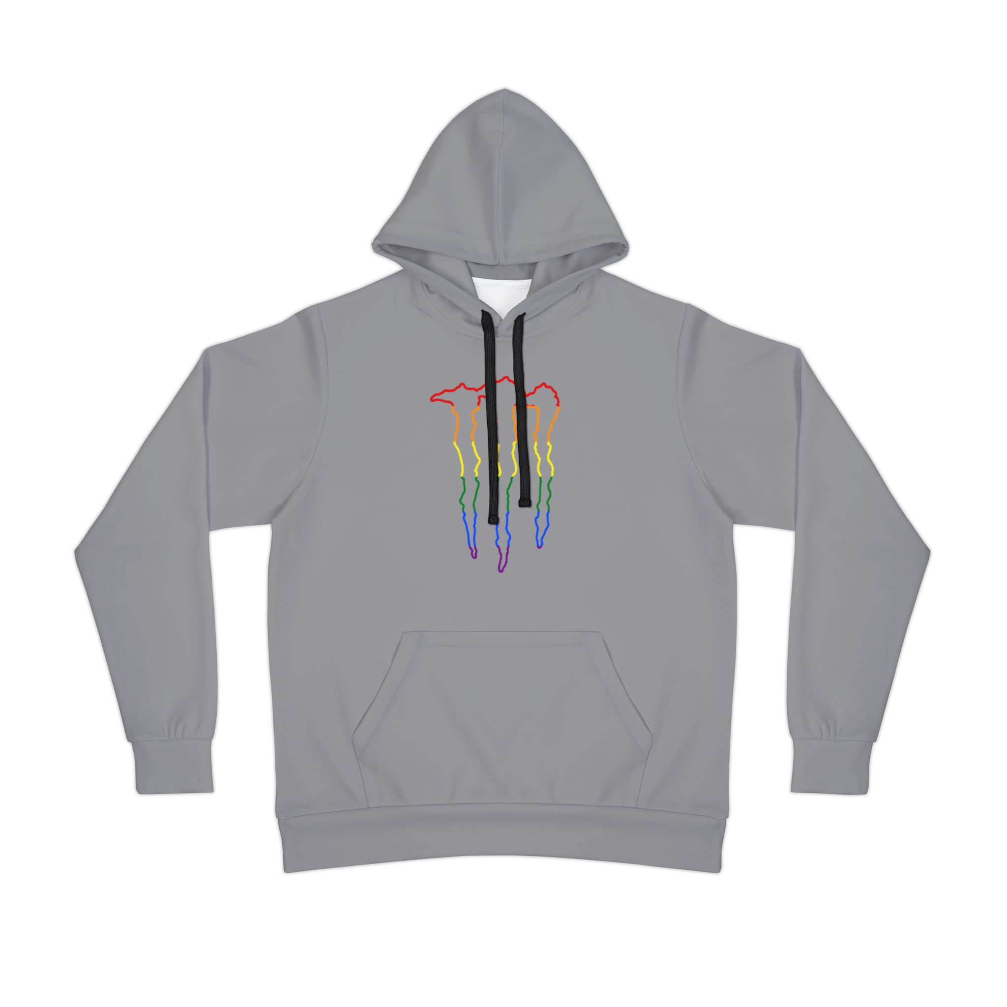Rainbow Energy Drink Logo Unisex Pullover Hoodie