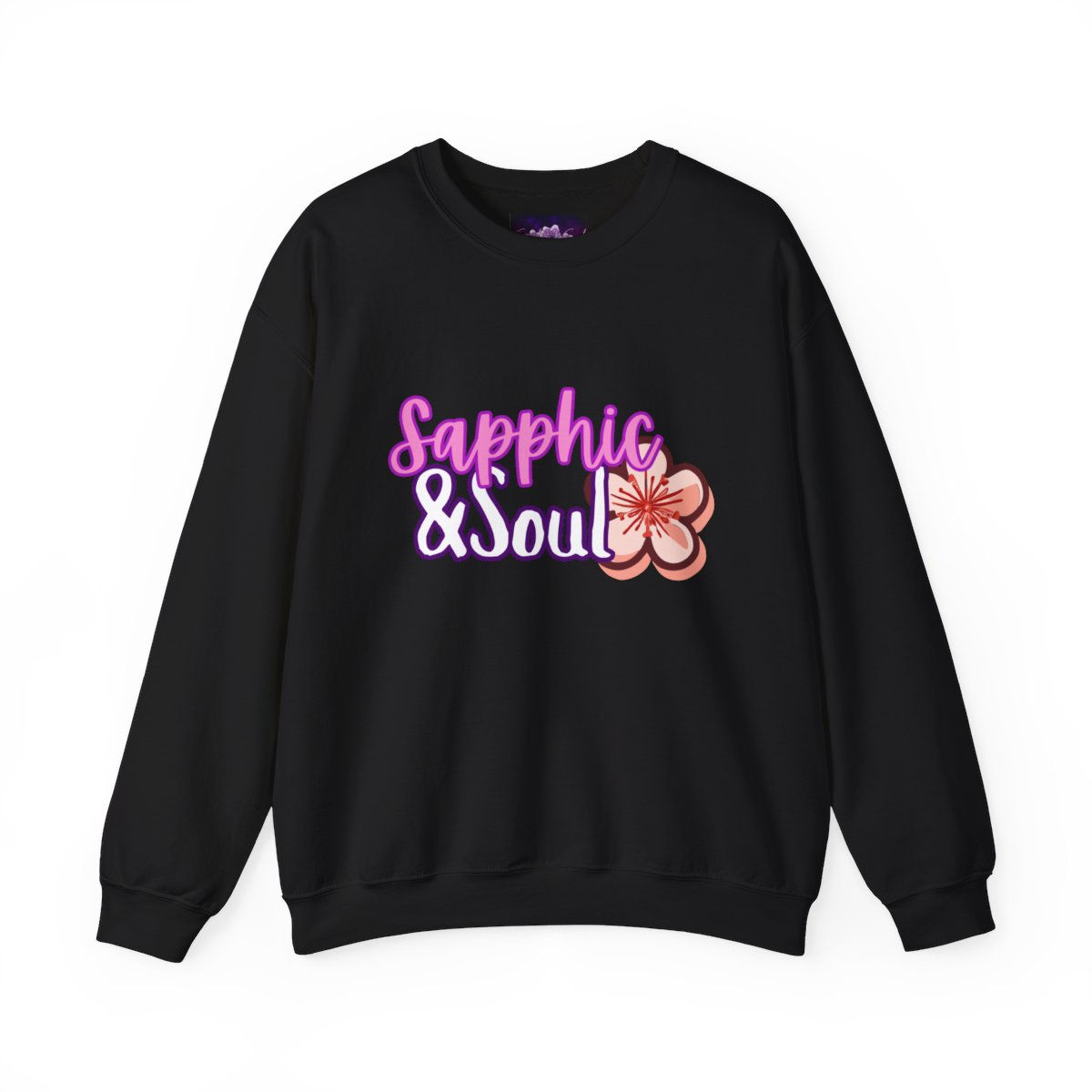 Logo With Cherry Blossom Unisex Crewneck Sweatshirt