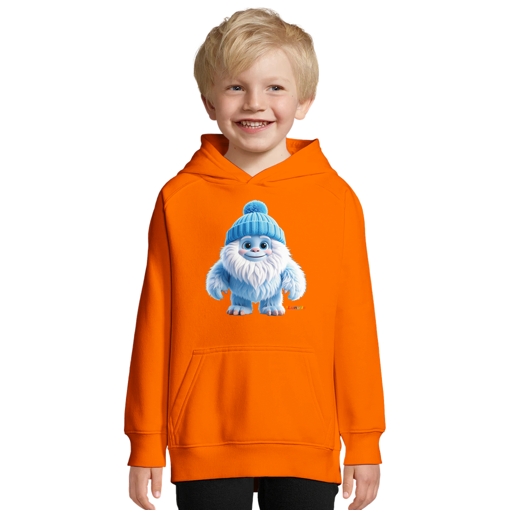 LUNULIS * YETI * Organic Kids Hoodie | BIO BAUMWOLLE KAPUZENPULLI