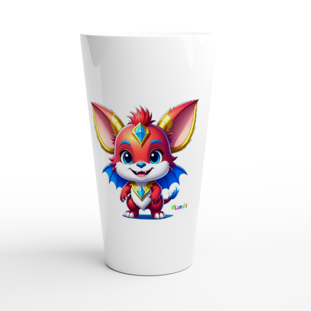 LUNULIS * LIO * White Latte 17oz (500ml) Ceramic Mug / LATTE PORZELLAN TASSE