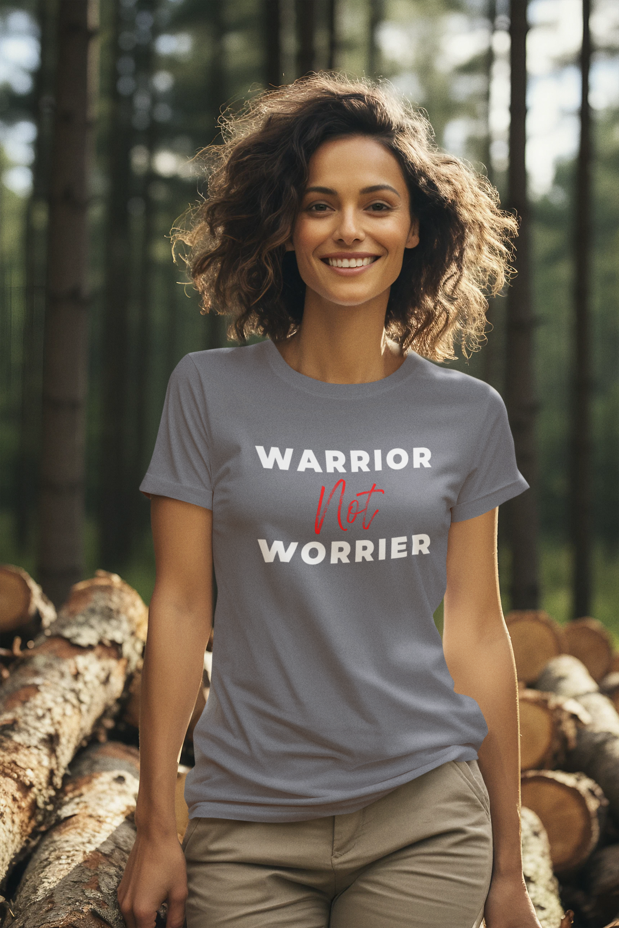 WARRIOR NOT WORRIER | REGULAR FIT T-SHIRT